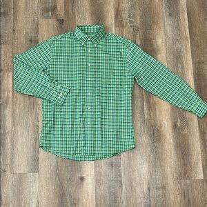 Jos.A.Bank,Green Checkered Men's Shirt